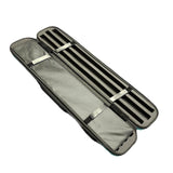 Maxbell Pool Cue Case for 1/2 Billiard Cue Stick Organizer for Club Training Outdoor argent and gray