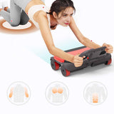 Maxbell Core Strength Training Equipment Professional Workout for Home Gym Ab Roller red
