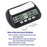 Maxbell Portable Chess Game Timer for Chinese Chess Game Chess Accessory Board Game