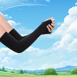 Maxbell Sun Protection Sleeves Arm Compression Covers for Golf Riding Outdoor Sports with Thumb Hole