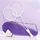 Maxbell 2Pcs Badminton Rackets with Bag Badminton Racquets Light Blue Rackets