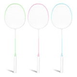 Maxbell 2Pcs Badminton Rackets with Bag Badminton Racquets Light Blue Rackets