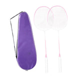 Maxbell 2Pcs Badminton Rackets with Bag Badminton Racquets Pink Rackets