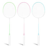 Maxbell 2Pcs Badminton Rackets with Bag Badminton Racquets Pink Rackets