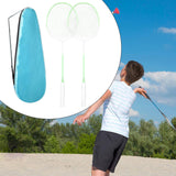 Maxbell 2Pcs Badminton Rackets with Bag Badminton Racquets Light Green Rackets