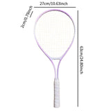 Maxbell Tennis Racquet Portable 21" Tennis Racket for Kids for Garden Children Beach Purple