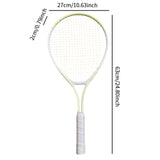 Maxbell Tennis Racquet Portable 21" Tennis Racket for Kids for Garden Children Beach Yellow