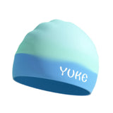 Maxbell Kids Swim Cap for Long Hair Swimming Hat for Swimming Pool Diving Snorkeling Blue