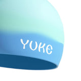 Maxbell Kids Swim Cap for Long Hair Swimming Hat for Swimming Pool Diving Snorkeling Blue