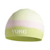 Maxbell Kids Swim Cap for Long Hair Swimming Hat for Swimming Pool Diving Snorkeling Green Pink