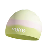 Maxbell Kids Swim Cap for Long Hair Swimming Hat for Swimming Pool Diving Snorkeling Green Pink