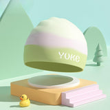 Maxbell Kids Swim Cap for Long Hair Swimming Hat for Swimming Pool Diving Snorkeling Green Pink