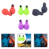 Maxbell 2Pcs Hand Squeeze Whistles Coaches Whistles for Home School Coaches Referees Red