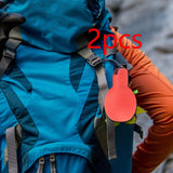 Maxbell 2Pcs Hand Squeeze Whistles Coaches Whistles for Home School Coaches Referees Red