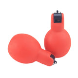 Maxbell 2Pcs Hand Squeeze Whistles Coaches Whistles for Home School Coaches Referees Red