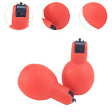 Maxbell 2Pcs Hand Squeeze Whistles Coaches Whistles for Home School Coaches Referees Red