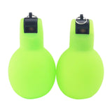 Maxbell 2Pcs Hand Squeeze Whistles Coaches Whistles for Home School Coaches Referees Green