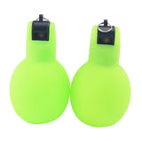 Maxbell 2Pcs Hand Squeeze Whistles Coaches Whistles for Home School Coaches Referees Green