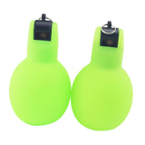 Maxbell 2Pcs Hand Squeeze Whistles Coaches Whistles for Home School Coaches Referees Green