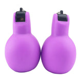 Maxbell 2Pcs Hand Squeeze Whistles Coaches Whistles for Home School Coaches Referees Purple