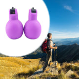 Maxbell 2Pcs Hand Squeeze Whistles Coaches Whistles for Home School Coaches Referees Purple