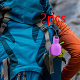 Maxbell 2Pcs Hand Squeeze Whistles Coaches Whistles for Home School Coaches Referees Purple