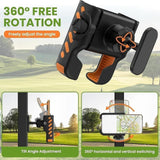 Maxbell Magnetic Golf Cart Phone Holder Gym Equipment Golf Phone Holder 360 Rotation