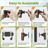 Maxbell Magnetic Golf Cart Phone Holder Gym Equipment Golf Phone Holder 360 Rotation