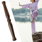 Maxbell Wooden Tai Chi Ruler Short Stick 16.5x1.6inch for Fitness Qigong Accessories