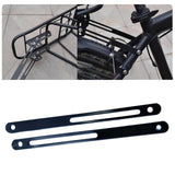 Maxbell 2 Pieces Flat Bracket for Bikes Accessories Bike Rear Rack Extension Bracket Flat Rack