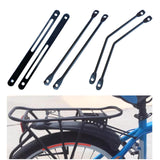 Maxbell 2 Pieces Flat Bracket for Bikes Accessories Bike Rear Rack Extension Bracket Flat Rack