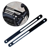 Maxbell 2 Pieces Flat Bracket for Bikes Accessories Bike Rear Rack Extension Bracket Flat Rack