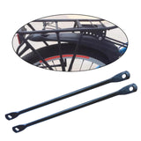 Maxbell 2 Pieces Flat Bracket for Bikes Accessories Bike Rear Rack Extension Bracket Straight Round Rack