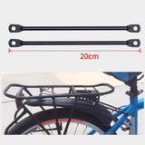 Maxbell 2 Pieces Flat Bracket for Bikes Accessories Bike Rear Rack Extension Bracket Straight Round Rack