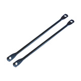 Maxbell 2 Pieces Flat Bracket for Bikes Accessories Bike Rear Rack Extension Bracket Straight Round Rack