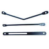 Maxbell 2 Pieces Flat Bracket for Bikes Accessories Bike Rear Rack Extension Bracket Straight Round Rack