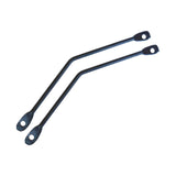 Maxbell 2 Pieces Flat Bracket for Bikes Accessories Bike Rear Rack Extension Bracket Bend Round Rack