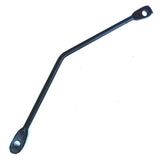 Maxbell 2 Pieces Flat Bracket for Bikes Accessories Bike Rear Rack Extension Bracket Bend Round Rack