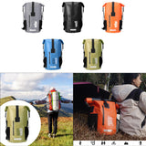 Maxbell 35 Liters Waterproof Backpack Dry Pack Dry Bag for Boating Sailing Versatile Grey