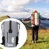 Maxbell 35 Liters Waterproof Backpack Dry Pack Dry Bag for Boating Sailing Versatile Grey
