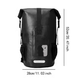 Maxbell 35 Liters Waterproof Backpack Dry Pack Dry Bag for Boating Sailing Versatile Black