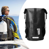 Maxbell 35 Liters Waterproof Backpack Dry Pack Dry Bag for Boating Sailing Versatile Black