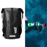 Maxbell 35 Liters Waterproof Backpack Dry Pack Dry Bag for Boating Sailing Versatile Black