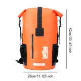 Maxbell 35 Liters Waterproof Backpack Dry Pack Dry Bag for Boating Sailing Versatile Orange