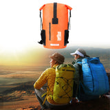 Maxbell 35 Liters Waterproof Backpack Dry Pack Dry Bag for Boating Sailing Versatile Orange