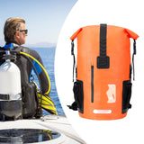 Maxbell 35 Liters Waterproof Backpack Dry Pack Dry Bag for Boating Sailing Versatile Orange