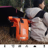 Maxbell 35 Liters Waterproof Backpack Dry Pack Dry Bag for Boating Sailing Versatile Orange