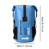 Maxbell 35 Liters Waterproof Backpack Dry Pack Dry Bag for Boating Sailing Versatile Blue