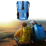 Maxbell 35 Liters Waterproof Backpack Dry Pack Dry Bag for Boating Sailing Versatile Blue