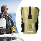 Maxbell 35 Liters Waterproof Backpack Dry Pack Dry Bag for Boating Sailing Versatile Green